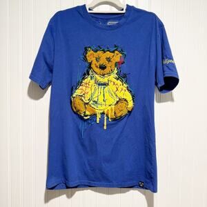 Civilized Blue Teddy Bear Tee Shirt Streetwear Mens Medium